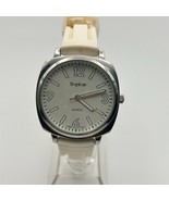 Sophie Silver Stainless Steel White Silicon 40mm Women’s Watch Working - $27.22 CAD