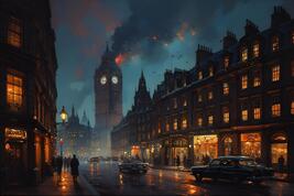 A breathtaking scene of London captured in a rare moment - €2,16 EUR