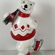 1995 Coca Cola "Always Ice Skating" Polar Bear Figurine #157104 Boxed - $9.87