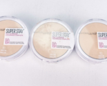 Maybelline Superstay Full Coverage Powder Foundation 110 Porcelain Lot Of 3 - £19.34 GBP