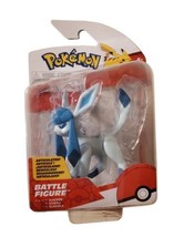 2023 Jazwares Toys Nintendo Pokemon Battle Figure Pack Glaceon Figure - NEW - £13.92 GBP