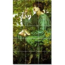 Dante Gabriel Rossetti Mythology Painting Ceramic Tile Mural BTZ23039 - $150.00+