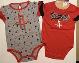NBA Houston Rockets 2pc Baby Infant Girl Creeper Set Bodysuit 3M-6M, 18M - £17.34 GBP
