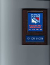 New York Rangers Plaque Ny Stanley Cup Champions Champs Hockey Nhl - £3.94 GBP