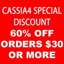 SPECIAL 60% OFF ALL $30 OR MORE AUTOMATICALLY AT CHECKOUT MAGICK  - $0.00