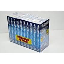 Maxell 10pk VHS Cassette Standard Grade T-120, 6 Hour - 10 Pack - $152.99