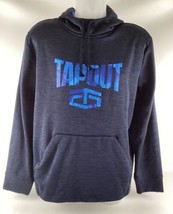 Tapout Pullover Hoodie Men&#39;s X-Large XL Camo Blue Sweatshirt Logo Long Sleeve - £29.56 GBP