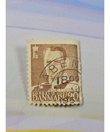 Denmark Stamp King Frederik IX 20ore Used Circular Cancel 359 - €1,46 EUR
