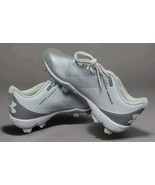 UA Under Armour Leadoff Low RM Cleats 1297317-100 White/ Silver Men Size... - $514.53 MXN