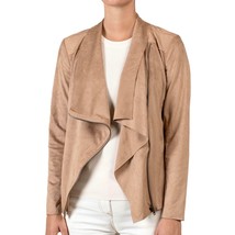 Mote Draped Jacket Khaki Women&#39;s Diagonal Zip Women&#39;s Sz M NWT VERY SEXY - $419.94 MXN
