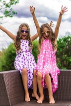 Girls Barbie Dress. Baby Shower Big Sister Dress. Vacation Dress. Party Dress.  - £18.08 GBP