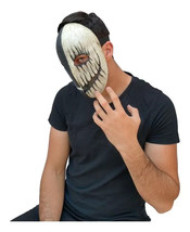 Creepypasta Kagekao 26957 Latex Strap Mask Halloween Costume Cosplay Adult - £23.65 GBP