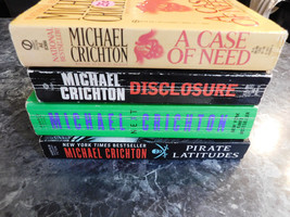Michael Crichton lot of 4 Suspense Paperbacks - £6.37 GBP