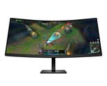 HP OMEN 34 inch WQHD 180Hz Curved Gaming Monitor, Wide QHD Display (3440... - $625.68