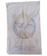 Vintage North Coast Seed Co Portland Oregon Linen Seed Sack Bag - $27.08 CAD