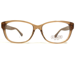 Coach Eyeglasses Frames HC6038F Amara 5094 Clear Brown Silver Crystals 53-15-140 - £51.08 GBP