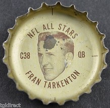 Vintage Sprite NFL All Stars Bottle Cap Minnesota Vikings Fran Tarkenton Sports - £5.46 GBP