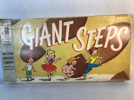 Vintage Giant Steps Board Game 1957 Milton Bradley - $16.00