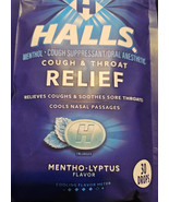 HALLS Relief Mentho-Lyptus Cough Drops, Economy Pack, 3 X 30 Drops - $17.81