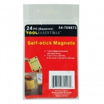 24 Piece Self Stick Magnet Squares 1&#39;&#39; x 1&#39;&#39; - £4.84 GBP