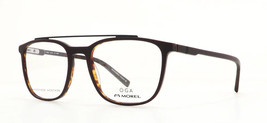 OGA MOREL Brown Dark Red Eyeglasses 10096O RN08 54mm French Design - £114.82 GBP