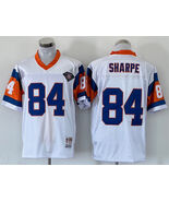Men's Shannon Sharpe #84 Stitched Jersey White - $45.00