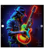 Guitar Slinger Poster - 33.1&quot; x 33.1&quot; - Semi Gloss - £31.33 GBP