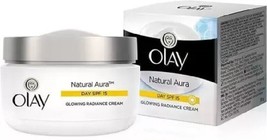 Olay Day Cream Natural Aura Glowing Radiance Cream SPF 15, 50g younger g... - £11.88 GBP