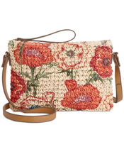 Small Straw Basket Tote Handbag -  Crossbody Shoulder Bag / Purse for Women - £32.60 GBP