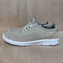 Vans Iso 1.5 Sneakers Tan Lace Up Suede Shoes Womens Size 7 - $10.40