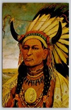 Yellow Hand Young Chieftain Oglala Sioux Killed By Buffalo Bill Postcard N23 - £7.92 GBP