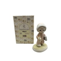 Enesco Precious Moments Figurine Now I Lay Me Down To Sleep With Box Gift 1994 - £10.43 GBP