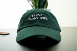 I Love Plants Hoes, Gift for Plant Lover, Girlfriend, Wife Embroidered D... - $34.00