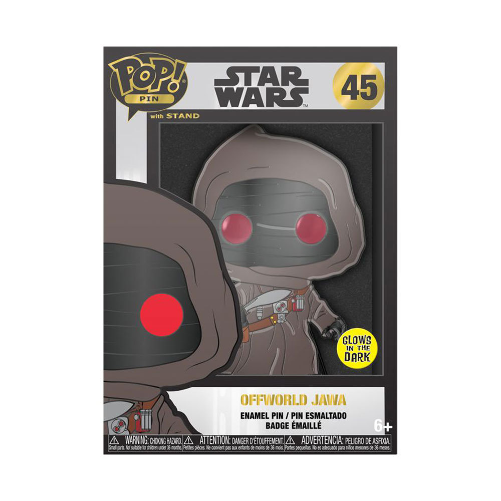 Star Wars Offworld Jawa Glow Enamel Pop! Pin - $34.56