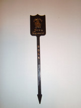 Lucas Bols Gins &amp; Liqueurs Black &amp; Gold Swizzle Stick Drink Stirrer Neat - $10.96