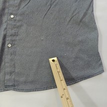 Columbia Omni-Shade FM7047 Men's Gray Snap Button Short Sleeve Shirt Chest 46" image 3