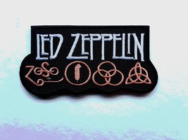 LED ZEPPELIN HEAVY ROCK METAL POP MUSIC BAND EMBROIDERED PATCH  - £3.92 GBP