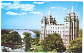 Vtg Postcard-Temple Square-Salt Lake City UT-Chrome-UT1 - £7.16 GBP