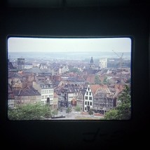 VTG 35mm Slide Found Photo Renaissance German Village Aerial Kodachrome 1980 - £15.62 GBP