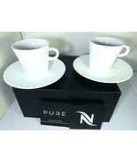 Nespresso 1X2 Pure Lungo Cups &amp; 1X2 Saucers With sku 3657/2,New - $339.91 CAD