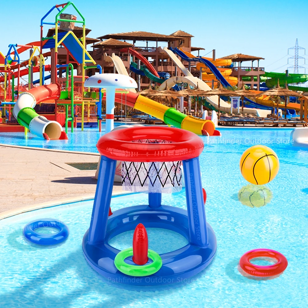 Water Inflatable Basketball Rack Children&#39;s Adult Outdoor Swimming Pool - £13.72 GBP