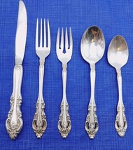 Oneida Community SILVER ARTISTRY Cube Mark 1 Place Set 5 Pc Silverplate Flatware - $28.04