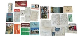 Ephemera Japan Travel Lot Tickets Brochures Receipts Map Information Fac... - £18.82 GBP