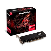 PowerColor Red Dragon AMD Radeon RX 550 4GB GDDR5 Low Profile Graphics Card - $166.99