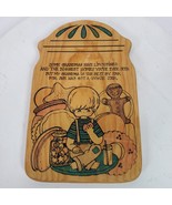 Vintage Grandmas Cookies Wood Cutting Board Sign 10x6.5 Inch - $29.00