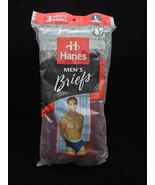 VTG USA 1998 Hanes Men’s Briefs Underwear 3 Pairs Size Large 36-38 NEW O... - $1,836.08 MXN
