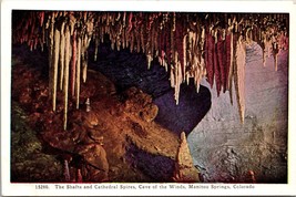 The Shafts &amp; Cathedral Spired Caves of the Wind Manitou Springs CO Postcard PC55 - £3.99 GBP