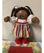 Vintage Cabbage Patch Kid Girl African American Brown Hair &amp; Eyes HM#3 1985 - £163.27 GBP