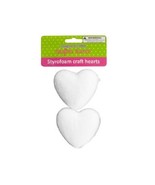 2 Pack 3&#39;&#39; Foam Craft Hearts - $10.54 CAD