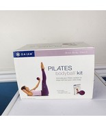 Gaiam Pilates Bodyball Kit Weighted Ball And VHS Workout Video - £19.60 GBP